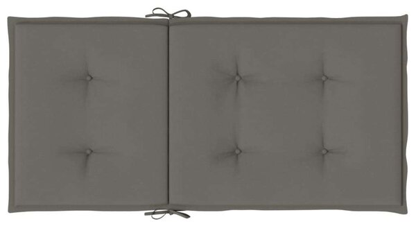 VidaXL Székpárna - 6 db - Sötétszürke - 100x50x4 cm