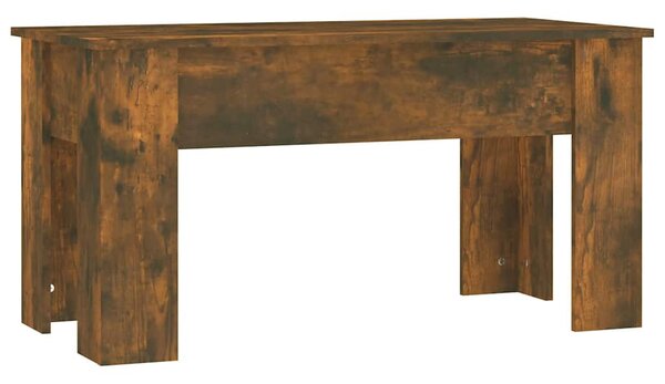 Füstös tölgy színű szerelt fa dohányzóasztal 101 x 49 x 52 cm