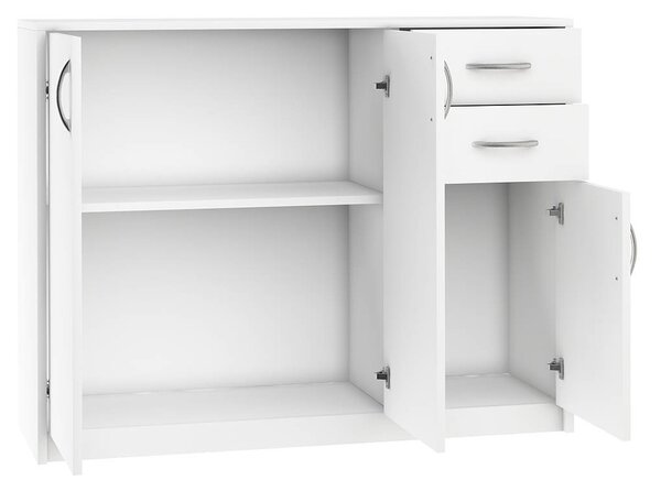 Kombinált fiókos komód IBOJA 3 - fehér
