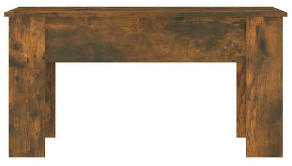 Füstös tölgy színű szerelt fa dohányzóasztal 101 x 49 x 52 cm