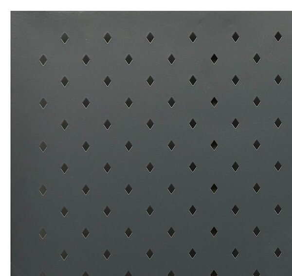 Antracitszürke acél 5-paneles paraván 200 x 180 cm