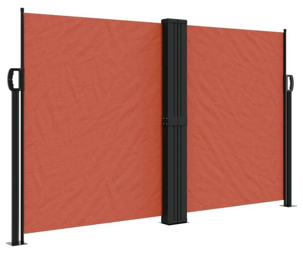 VidaXL terrakotta behúzható oldalsó napellenző 140x1200 cm