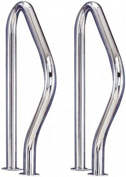 AISI 316 Rozsdamentes Acél Korlát - 795 x 490 mm - 2 db/csomag