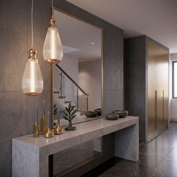 Függesztett mennyezeti lámpa LHJ120-CP light rose gold