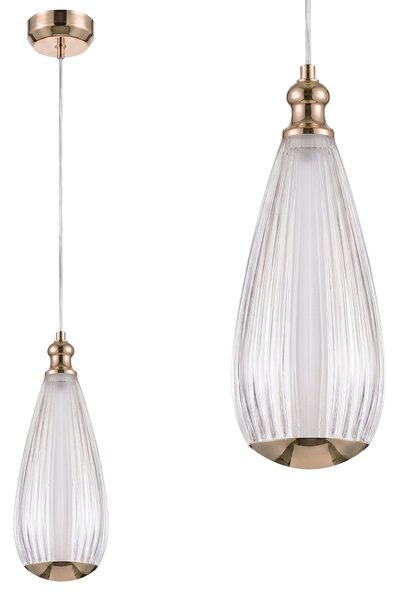 Függesztett mennyezeti lámpa LHJ120-CP light rose gold