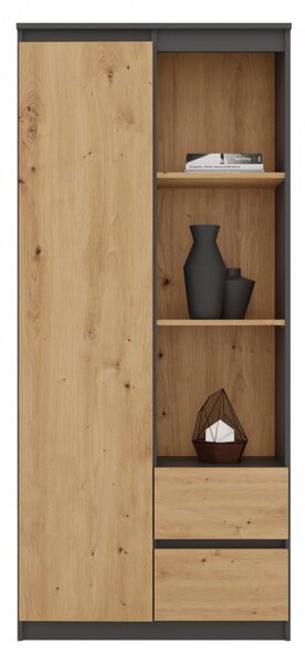 KALEV irodai polcrendszer - artisan tölgy / antracit
