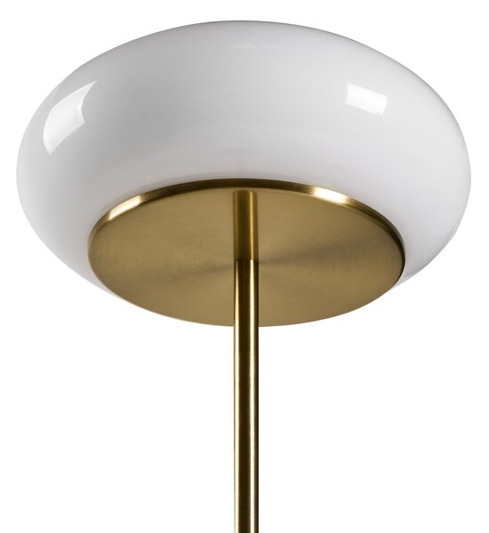 LED állólámpa NITH Dimmer funkcióval Üveg Fehér