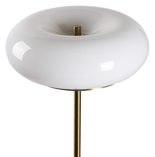 LED állólámpa NITH Dimmer funkcióval Üveg Fehér