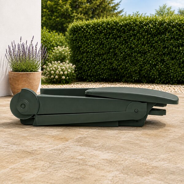 ZIRCONE kerti nyugágy, 72×195×101 cm, sötétzöld I.P.A.E-Progarden