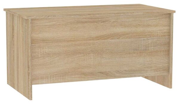 Sonoma tölgy színű szerelt fa dohányzóasztal 102x55,5x52,5 cm