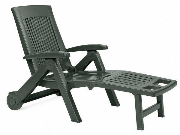 ZIRCONE kerti nyugágy, 72×195×101 cm, sötétzöld I.P.A.E-Progarden