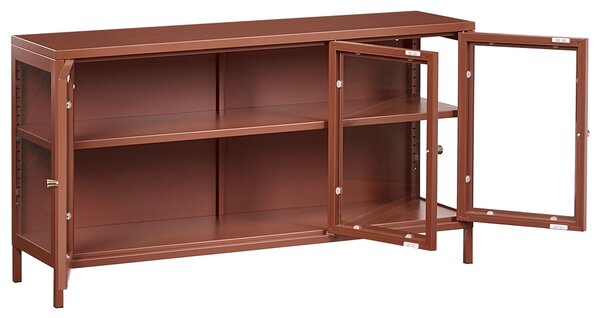 Vitrin NEWPORT Fém 115 cm Aranybarna