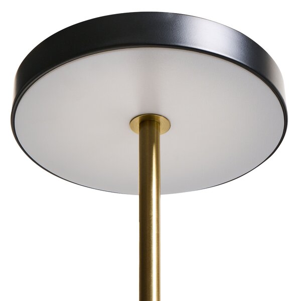 LED asztali lámpa EVENLODE Dimmer funkcióval Fém Fekete