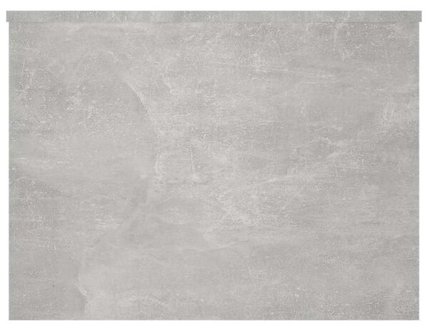 Betonszürke szerelt fa dohányzóasztal 80 x 55,5 x 41,5 cm