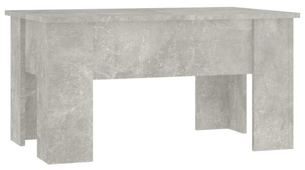 Betonszürke szerelt fa dohányzóasztal 79x49x41 cm