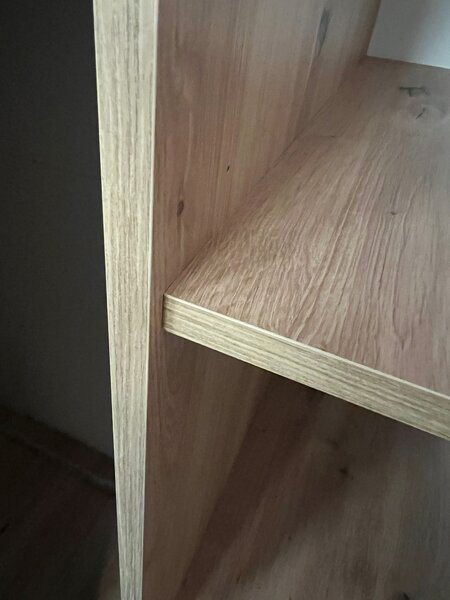ASIRI 6 gardróbszekrény - 130/60 cm, artisan tölgy / fehér / fekete