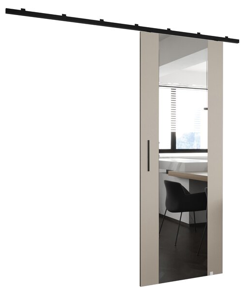 PERDITA 2 tolóajtó tükörrel - 80 cm, kasmír