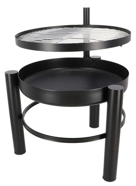 Kerti BBQ Tűzrakó Tál Grillráccsal - 66 cm