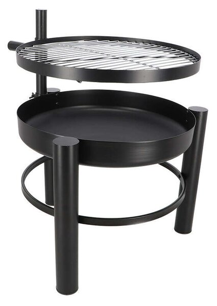 Kerti BBQ Tűzrakó Tál Grillráccsal - 66 cm