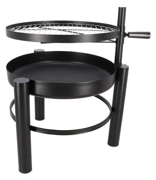 Kerti BBQ Tűzrakó Tál Grillráccsal - 66 cm