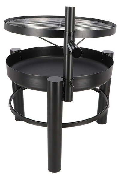 Kerti BBQ Tűzrakó Tál Grillráccsal - 66 cm