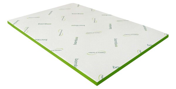 Topper matrac Bamboo Memory, 90x200 cm, H 5 cm, 7 komfortzóna