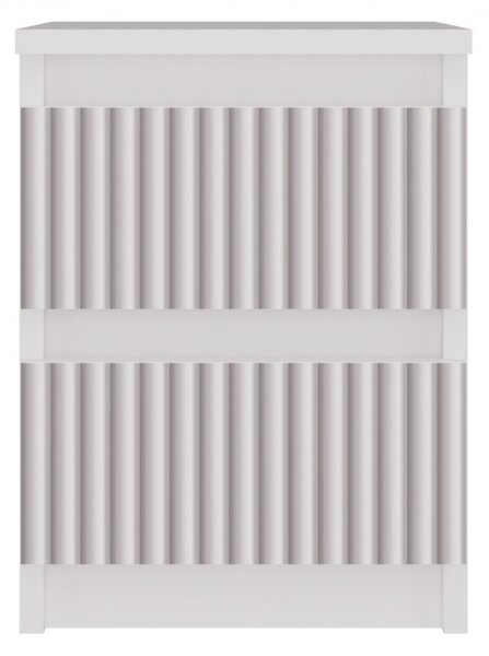Gyerekszoba éjjeliszekrény DUSTER - fehér / rózsaszín
