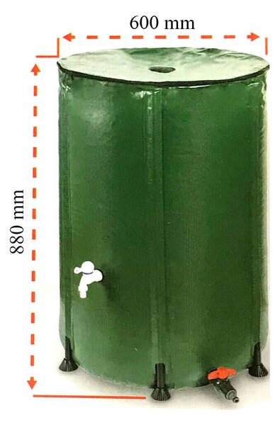 Esővíz tartály – űrtartalma 250 L
