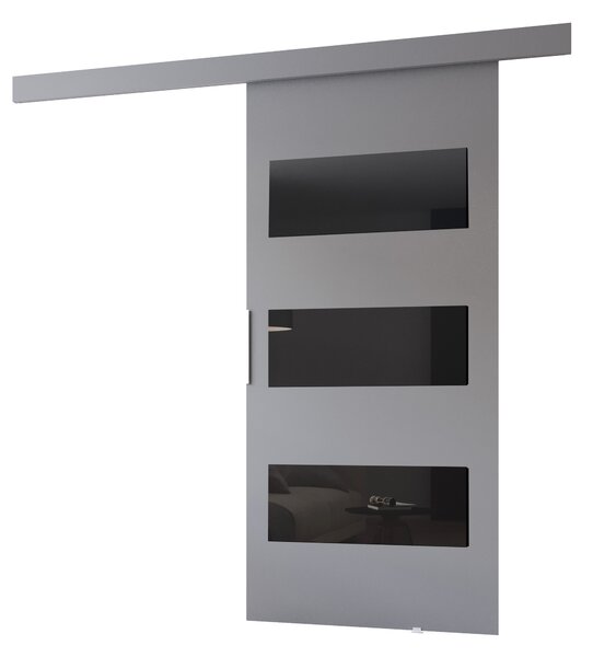 BARRET 5 fali tolóajtó - 86 cm, szürke