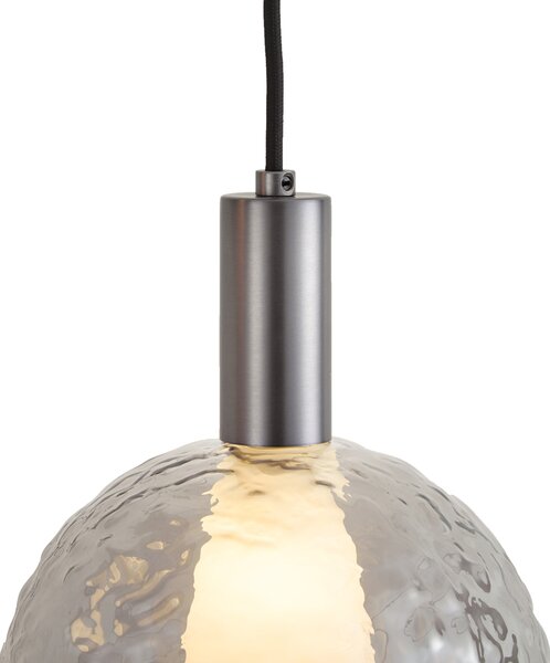 Design függőlámpa Gun metal 3-lámpás - Ard