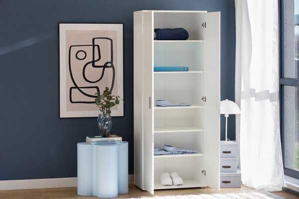 Keskeny gardróbpolc 69 cm SAVOY - fehér
