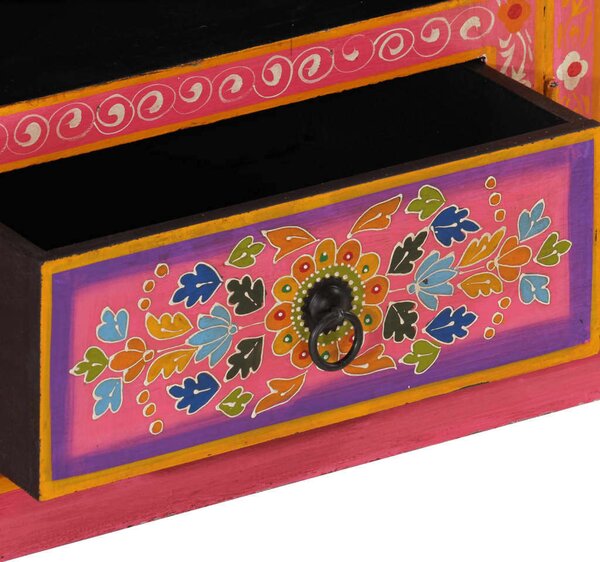 VidaXL Rózsaszín Mangófa TV Szekrény - 110x30x40 cm