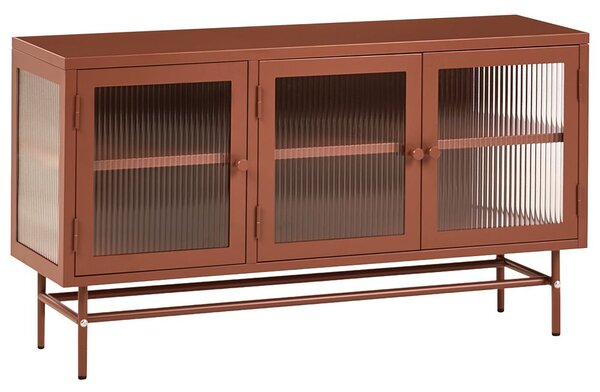 Vitrin DEVON Fém 115 cm Aranybarna