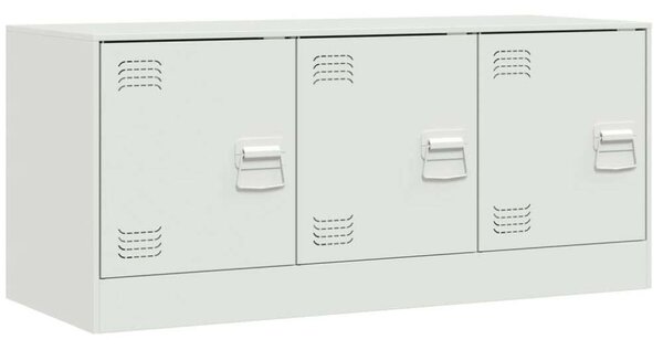 VidaXL Acél TV-szekrény - Fehér - 99x39x44 cm