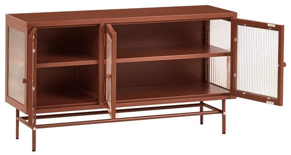 Vitrin DEVON Fém 115 cm Aranybarna