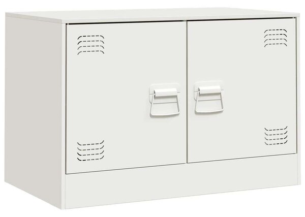 VidaXL Acél TV-szekrény szett - 2 db Fehér - 67x39x44 cm