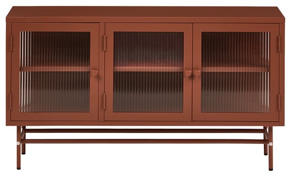 Vitrin DEVON Fém 115 cm Aranybarna