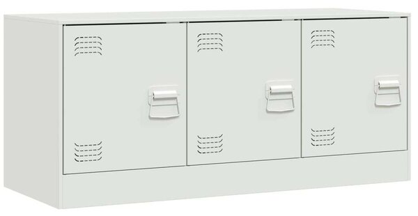 VidaXL Acél TV-szekrény - Fehér - 99x39x44 cm