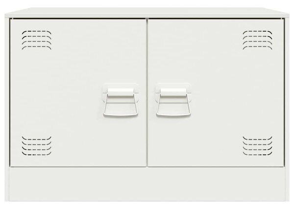 VidaXL Acél TV-szekrény szett - 2 db Fehér - 67x39x44 cm