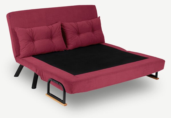 Kanapé futon Sandy (bordó)