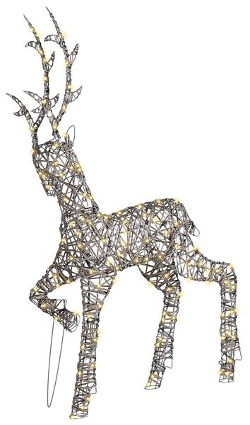 Kültéri dekoráció LED HUSAVIK 140 cm Rénszarvas Ezüst