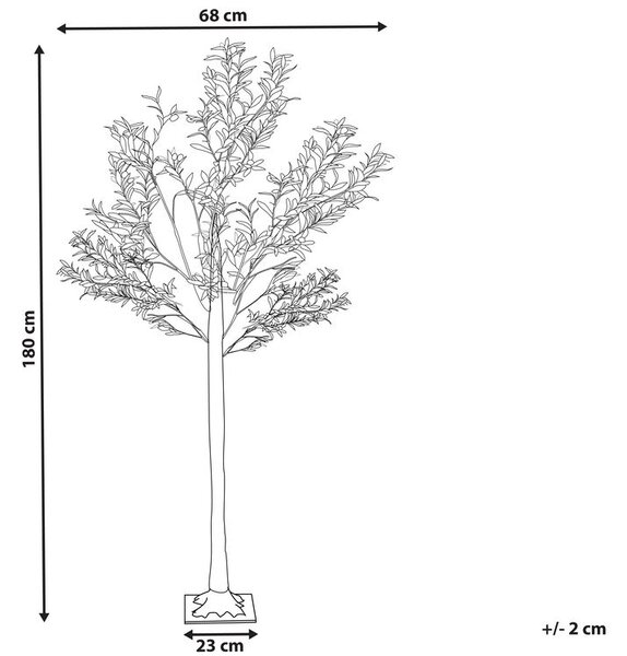 Kültéri dekoráció LED CELIONI 180 cm Fa Zöld
