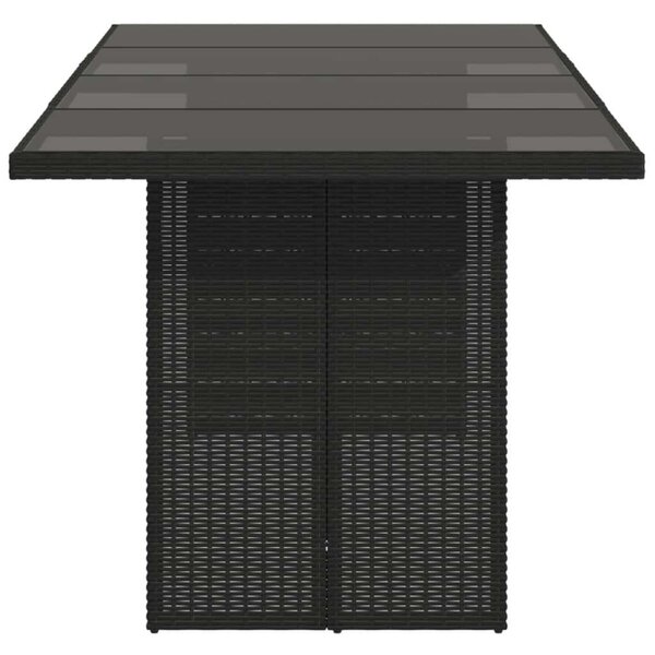 VidaXL - Kerti Asztal - Polyrattan - 190x80x75cm