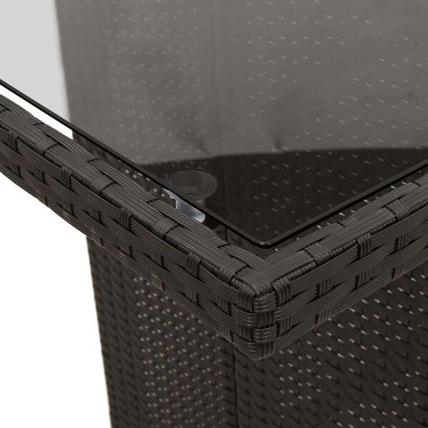VidaXL - Kerti Asztal - Polyrattan - 190x80x75cm