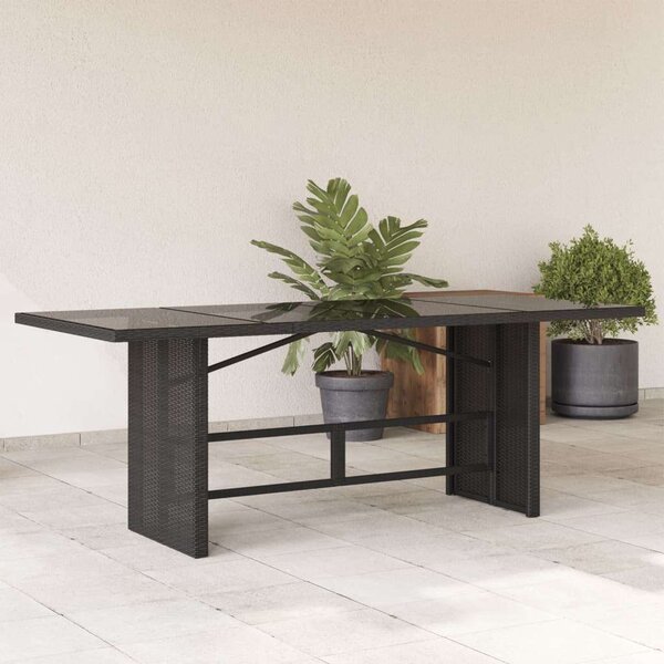 VidaXL - Kerti Asztal - Polyrattan - 190x80x75cm
