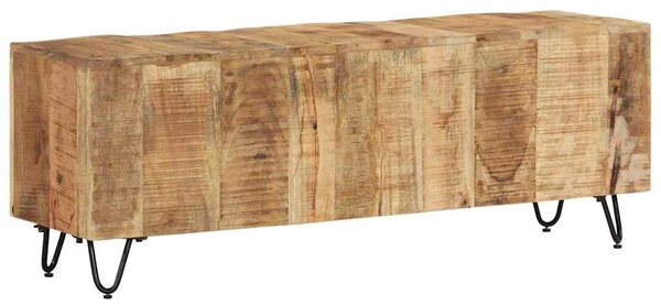 Tömör mangófa TV-szekrény 110 x 30 x 40 cm