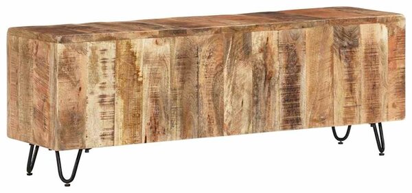 Tömör mangófa TV-szekrény 110 x 30 x 40 cm