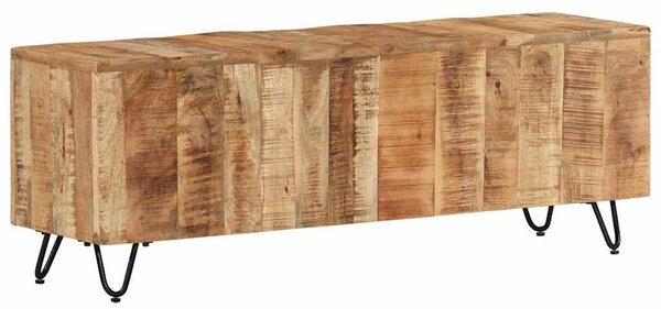 Tömör mangófa TV-szekrény 110 x 30 x 40 cm
