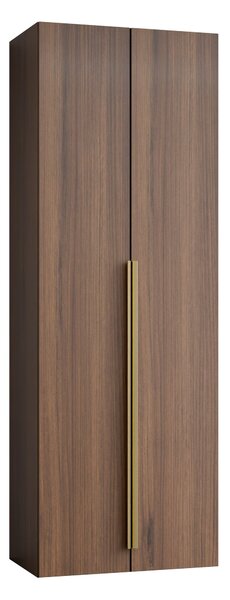 Könyvespolc Comfivo 578, Zárt, Ajtókkal, Laminált forgácslap, 200x70x42cm, Dió, Aranysárga