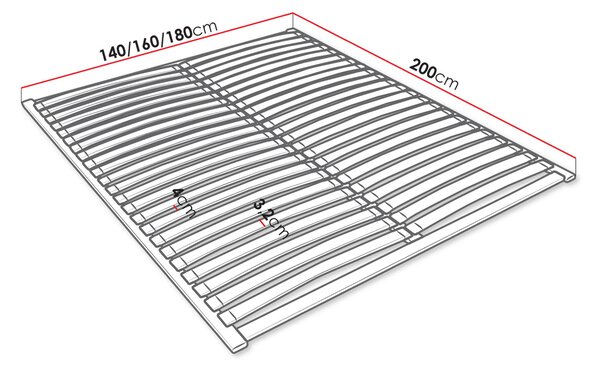Rácsos rostély 160x200 FENFANG